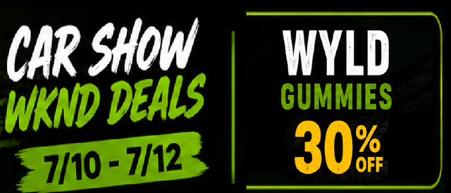 Cannabis Promo, Cannabis Sales, Cannabis Discounts, Cannabis on Sale, Wyld Gummies — 30% off