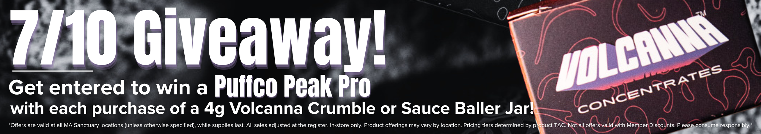 Cannabis Promo, Cannabis Sales, Cannabis Discounts, Cannabis on Sale, Puffco Peak Pro Giveaway! Happening on 7/10!