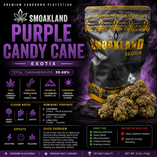 Purple Candy Cane SMOAKLAND
