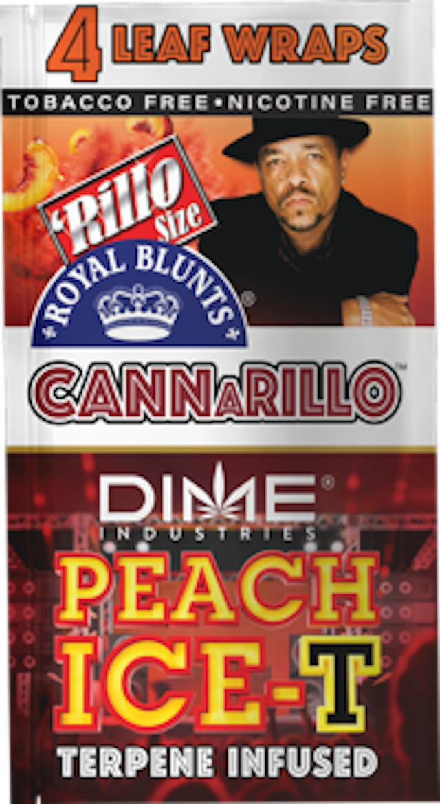 Peach Ice-T CANNarillo Wraps DIME Industries Peach Ice-T CANNarillo Wraps DIME Industries