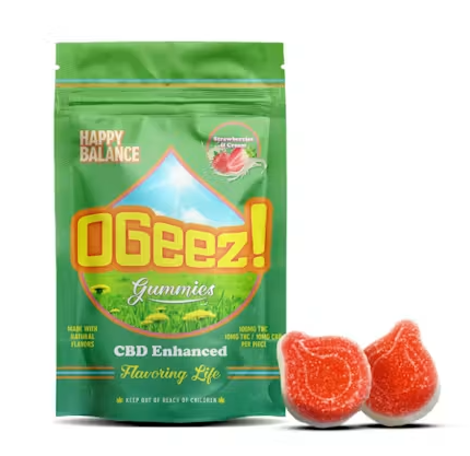 Happy Balance - Strawberry & Cream 1:1 CBD OGeez