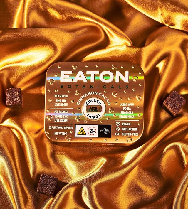 Botanicals - Live Rosin Gummy Golden Ticket ( Cinnamon Cacao ) Eaton