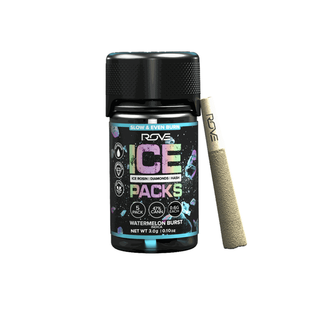 Watermelon Burst | Infused Ice Packs (Rosin, Hash, and Diamonds) | 5x 0.6g Rove