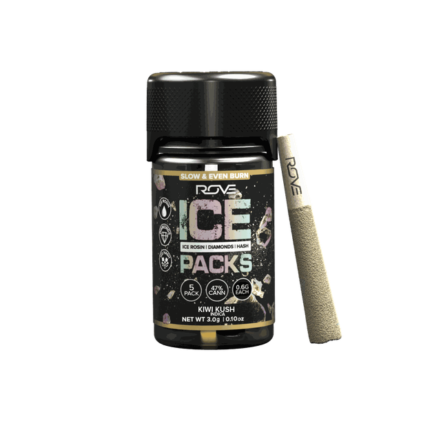 Kiwi Kush | Infused Ice Packs (Rosin, Hash, and Diamonds) | 5x 0.6g Rove