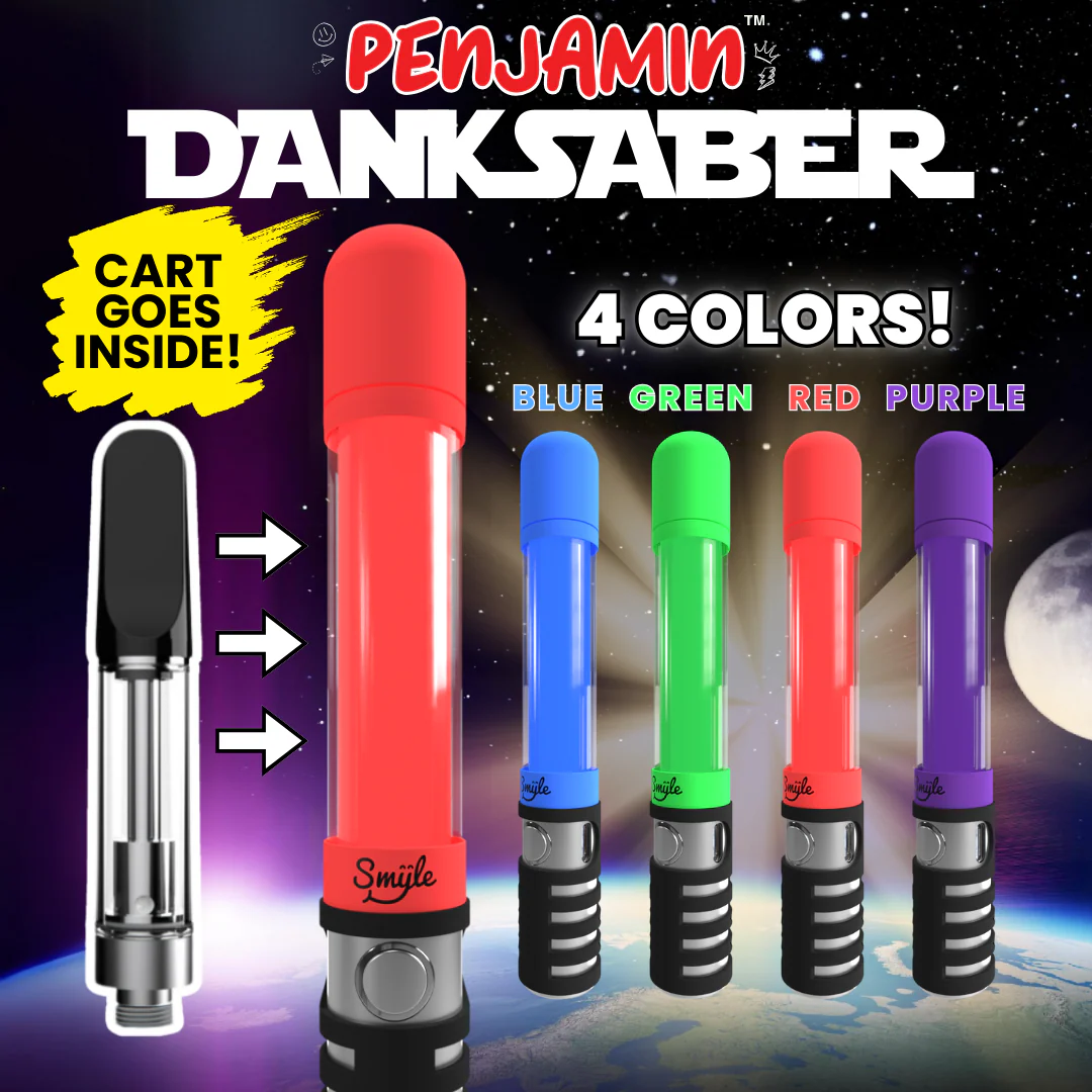 Danksaber 510 Vape Battery- Assorted Colors 