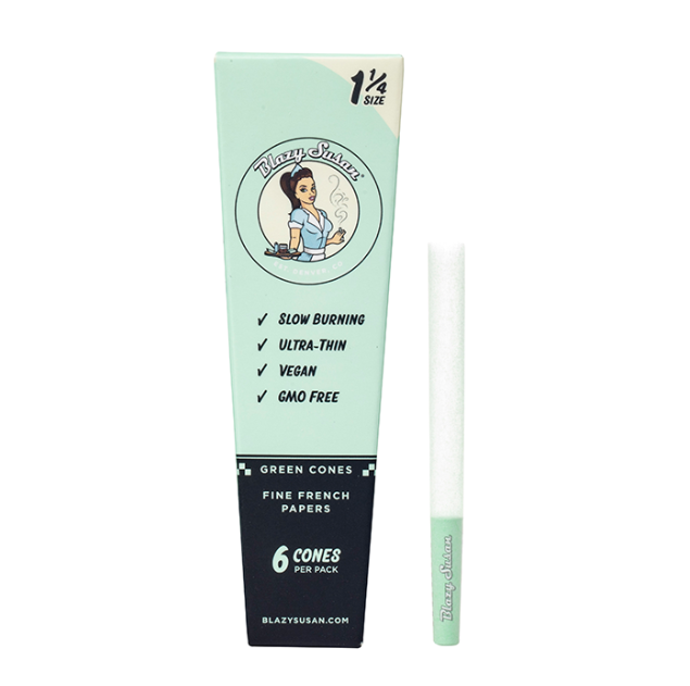 Blazy Susan 1 1/4 Cones 6 Pack -Green Blazy Susan