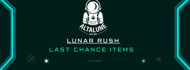 Cannabis Promo, Cannabis Sales, Cannabis Discounts, Cannabis on Sale, Lunar Rush 50% Off
