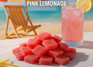 Vacation Pink Lemonade Gummies (100mg - 20 Pack) Vacation
