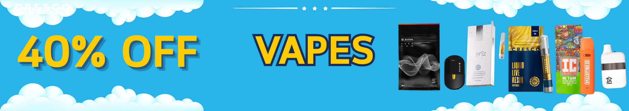 Cannabis Promo, Cannabis Sales, Cannabis Discounts, Cannabis on Sale, 40% Off Vaporizers