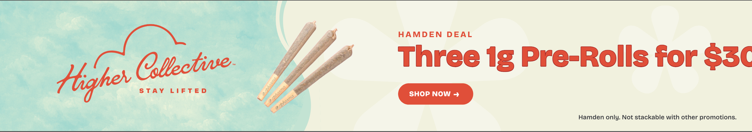 Cannabis Promo, Cannabis Sales, Cannabis Discounts, Cannabis on Sale, Any Three 1G Pre-rolls for $30
