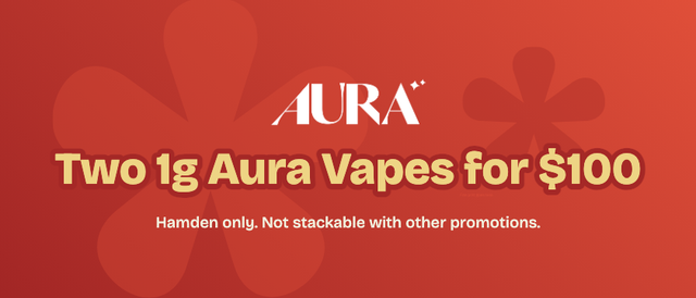 Cannabis Promo, Cannabis Sales, Cannabis Discounts, Cannabis on Sale, Auras Two For $100
