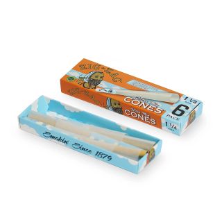 Ultra Thin Cone 1 1/4 6pk Zig Zag