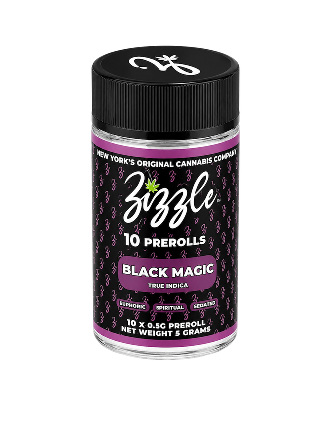 Black Magic 10 Pack .5g Pre-Rolls Zizzle