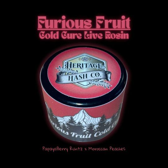 Furious Fruit Cold Cure Heritage Hash Co.