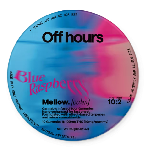 Blue Raspberry Mellow Off Hours
