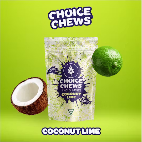 Choice Chews - Coconut Lime Glorious Cannabis