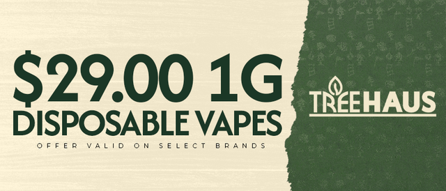 Cannabis Promo, Cannabis Sales, Cannabis Discounts, Cannabis on Sale, $29.00 1g Disposable Vapes