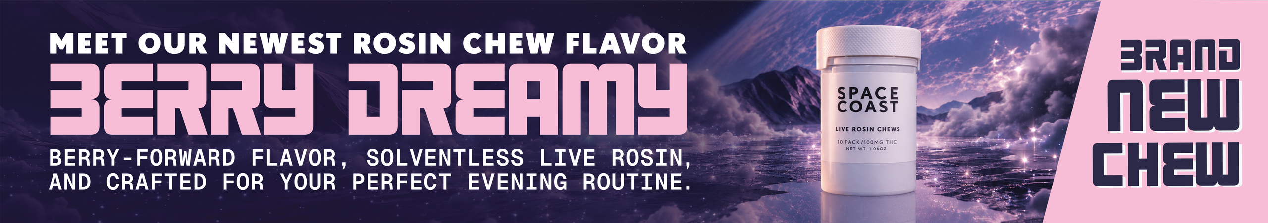 Cannabis Promo, Cannabis Sales, Cannabis Discounts, Cannabis on Sale, Berry Dream Rosin Nighttime Chews