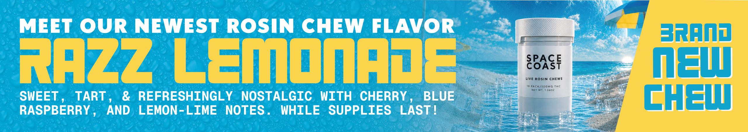 Cannabis Promo, Cannabis Sales, Cannabis Discounts, Cannabis on Sale, Razz Lemonade Rosin Chews