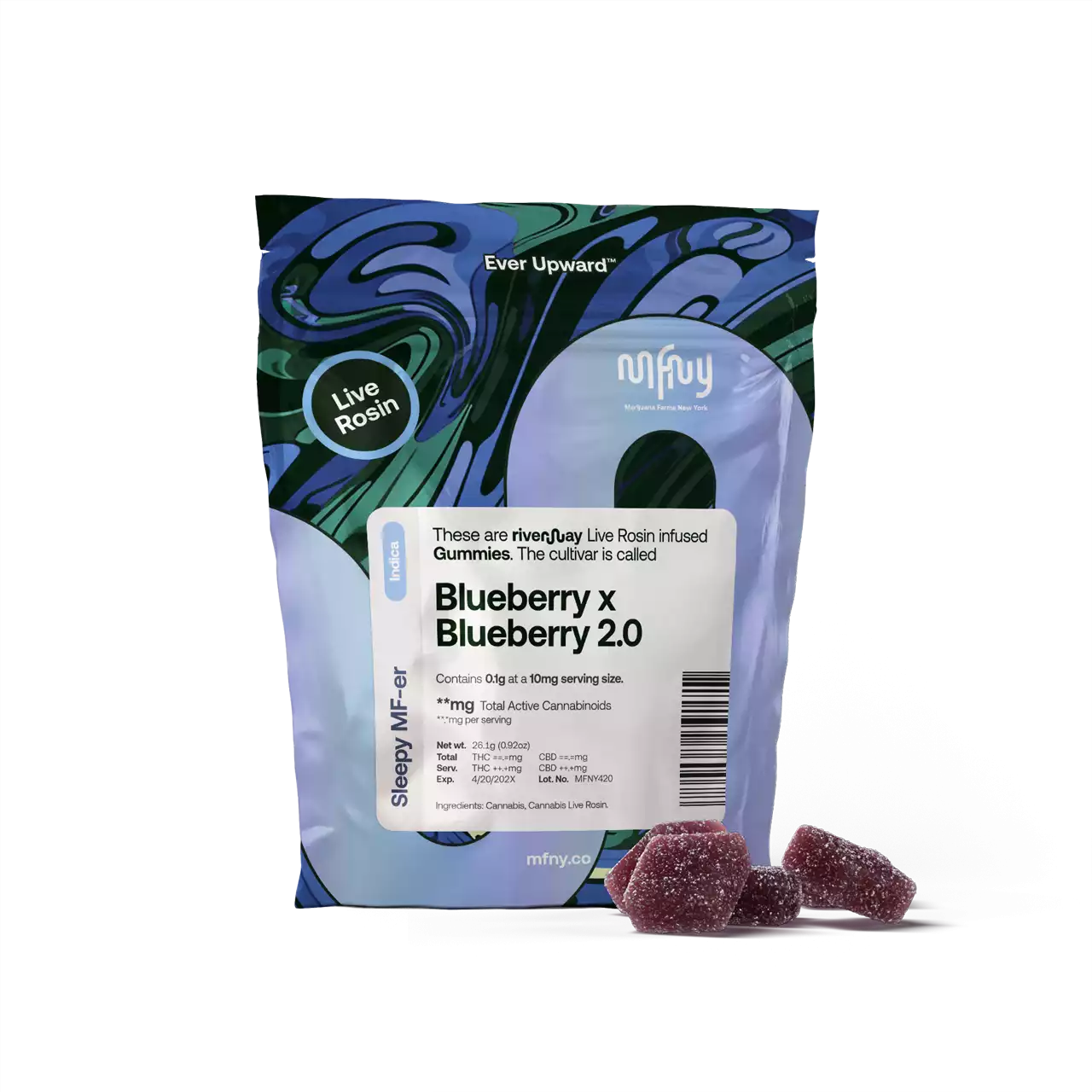 MFNY Blueberry 2.0 Gel-based 10mg, 10pk