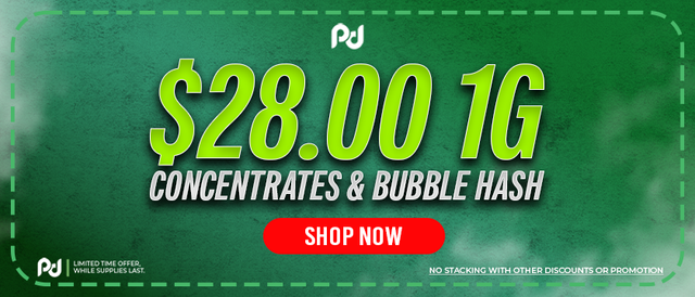 Cannabis Promo, Cannabis Sales, Cannabis Discounts, Cannabis on Sale, $28.00 1g Concentrate