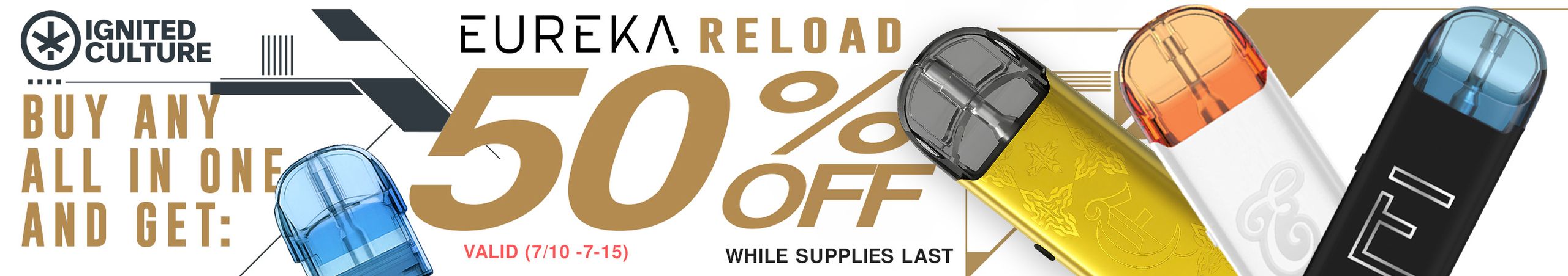 Cannabis Promo, Cannabis Sales, Cannabis Offers, Cannabis on Sale, Eureka BOGO 50%