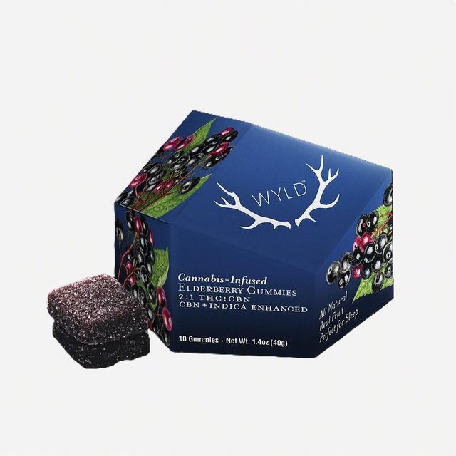 Elderberry 2:1 CBN + Indica Enhanced Gummies | 100mg | 10ct | 10mg/ea WYLD