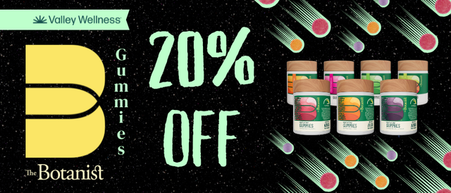 Cannabis Promo, Cannabis Sales, Cannabis Discounts, Cannabis on Sale, 20% Off Botanist Edibles!