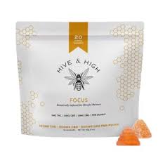 Hive & High Focus-Daytime 5mg THC : 10mg CBD : 10mg CBG