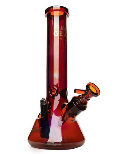 GEAR Premium® 12" Sidekick Water Pipe  Amber  GEAR