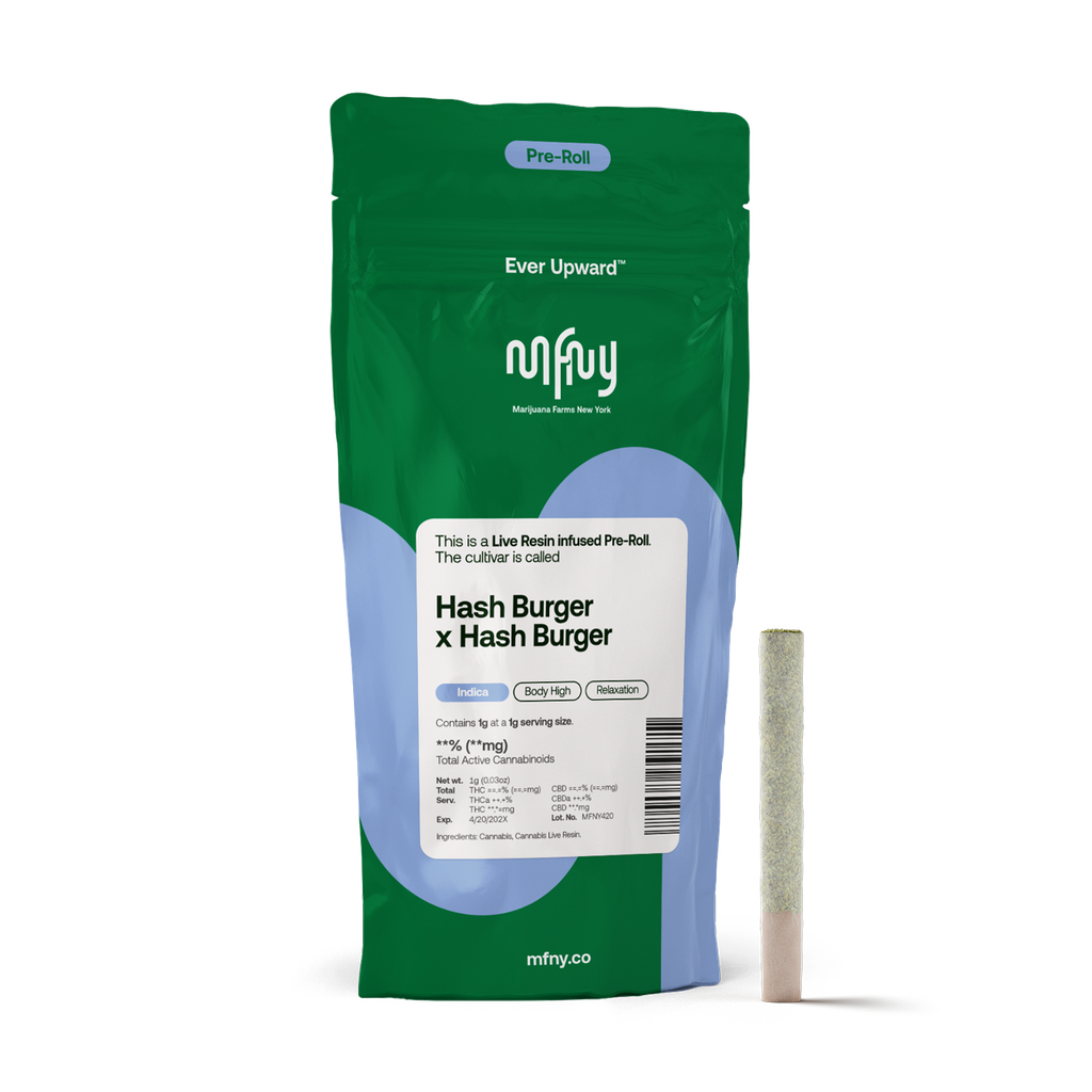 MFNY Hash Burger Infused Preroll Joint 0.75g