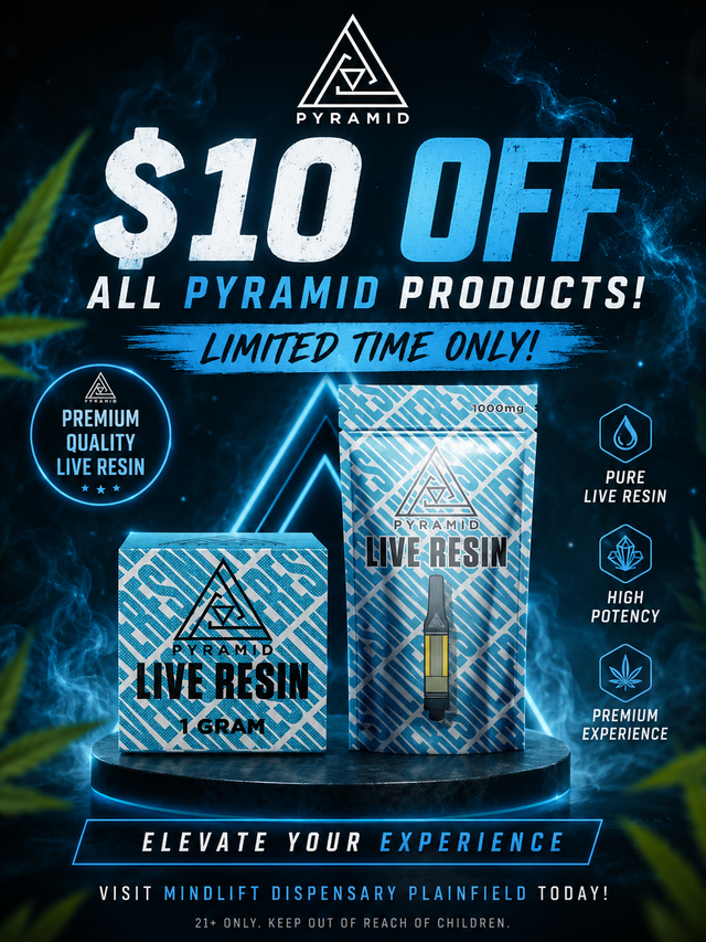 Cannabis Promo, Cannabis Sales, Cannabis Discounts, Cannabis on Sale, The Blue Pyramid Event