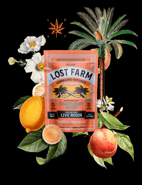 Lost Farm Tropical Lemonade x Ztrawberry Guava Gel-based 100mg, 10pk