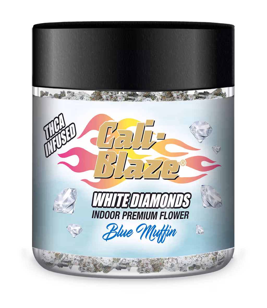 White Diamond Blue Muffin Cali-Blaze