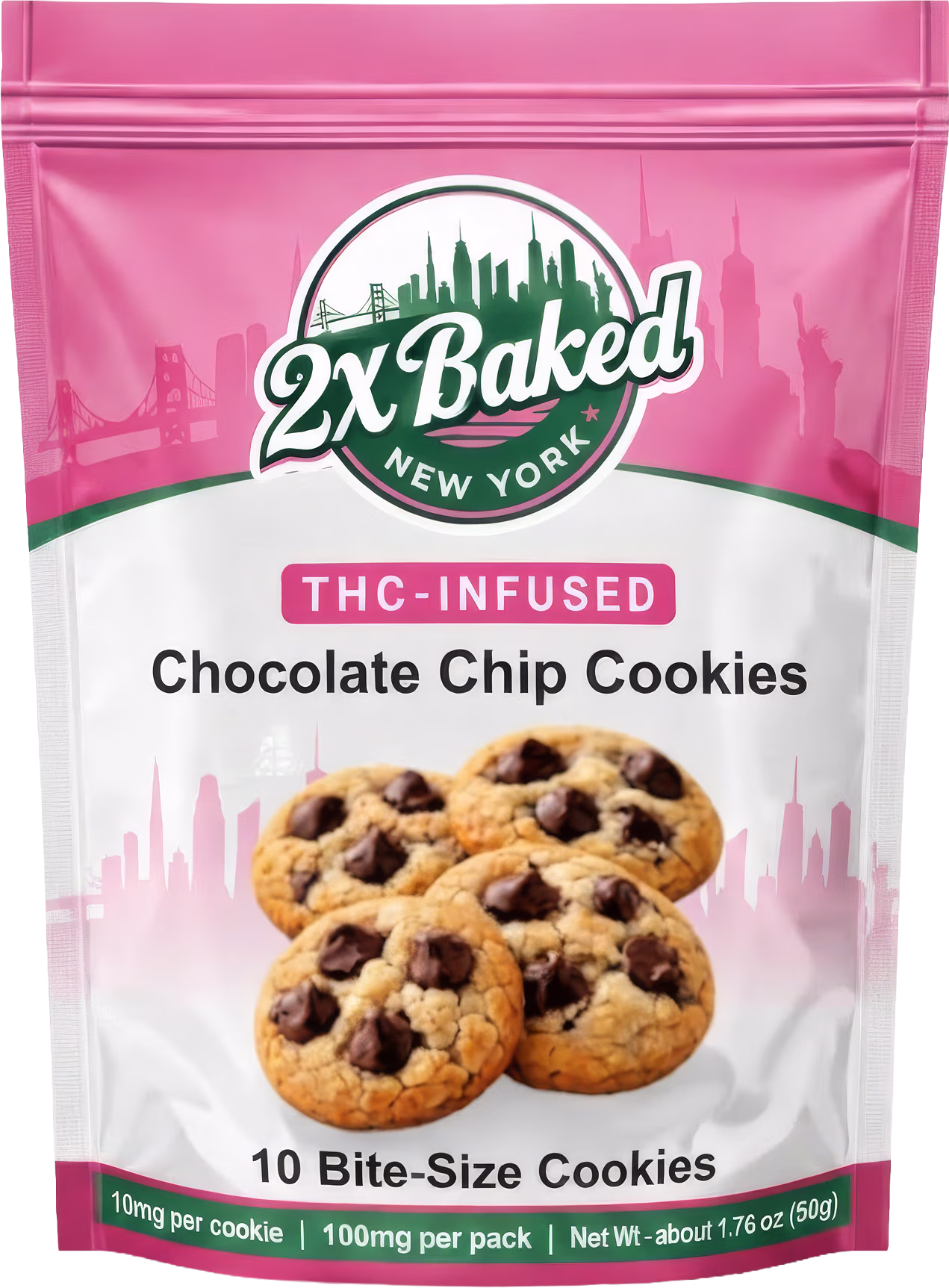 Chocolate Chip Cookie 2X Baked