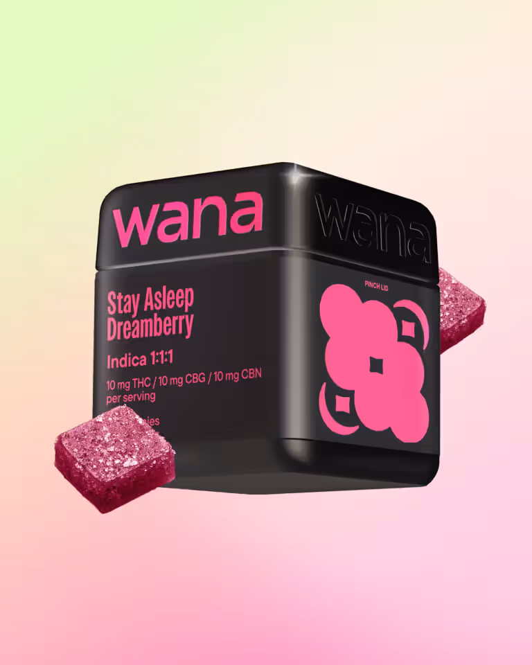 Optimals Stay Asleep Dreamberry 1:1:1 THC:CBG:CBN Wana