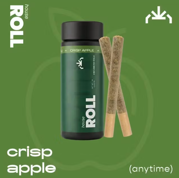 House Roll Crisp Apple Infused Pre-Rolls 0.75g | 2 pk
