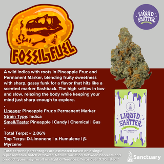 Fossil Fuel Liquid Shatter