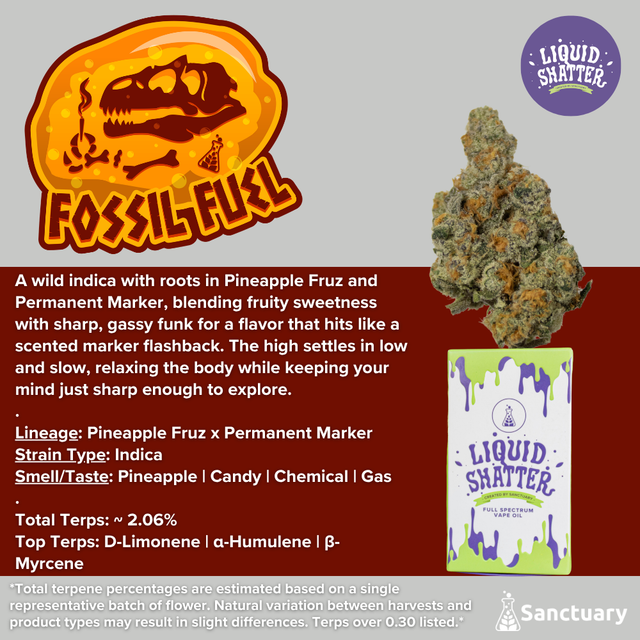 Fossil Fuel Liquid Shatter