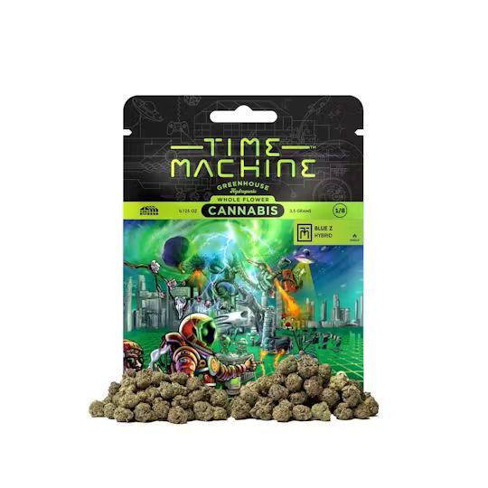 Blue Z Smalls Time Machine