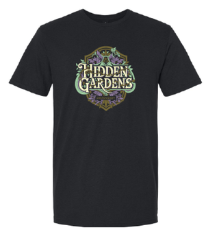 Hidden Grandees Black T-Shirt Hidden Gardens