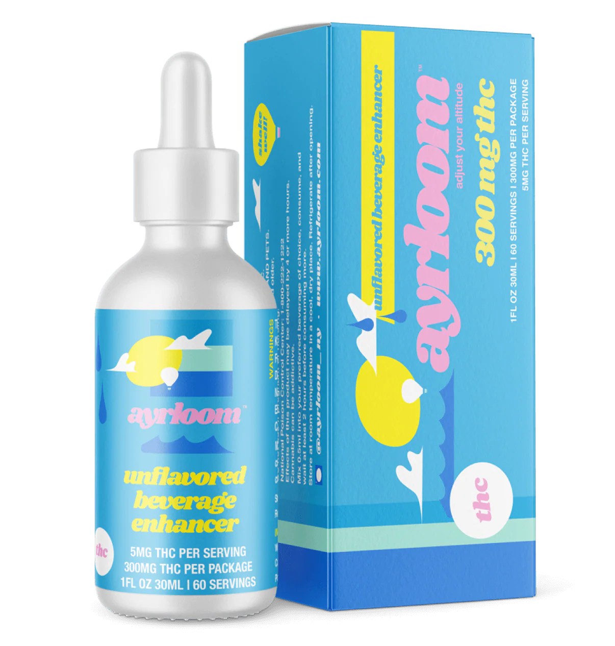 Unflavored Beverage Enhancer Drops Ayrloom