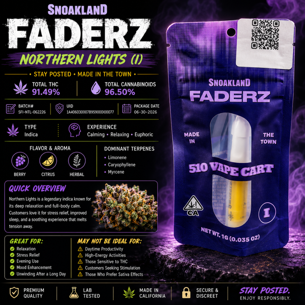 Northern Lights Faderz 510 Cart