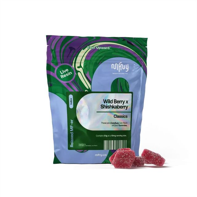 Wild Berry x Shiskaberry Live Resin Gummies MFNY