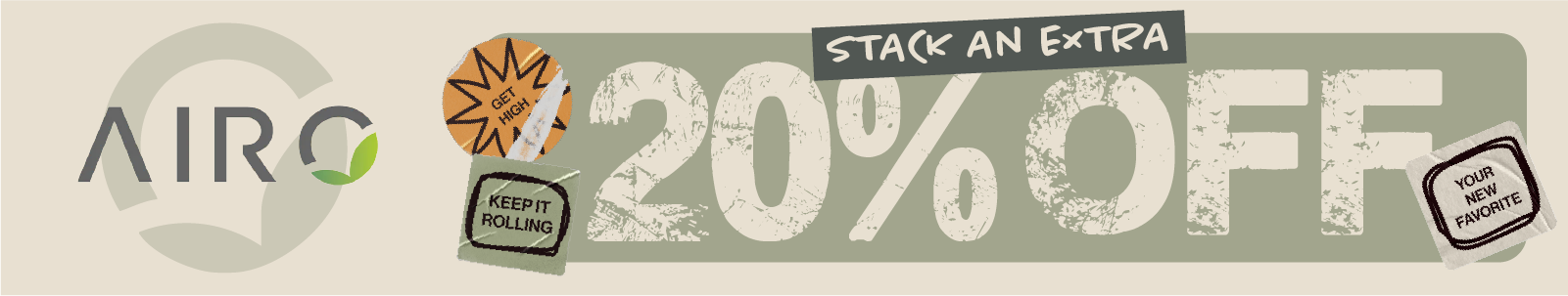 Cannabis Promo, Cannabis Sales, Cannabis Discounts, Cannabis on Sale, 20% Off AIRO Promo