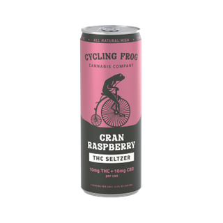 THC SELTZER Cran Raspberry Cycling Frog