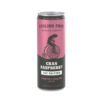 THC SELTZER Cran Raspberry Cycling Frog