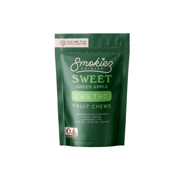 Sweet Green Apple CBG:THC 1:1 Smokiez Sweet Green Apple CBG:THC 1:1 Smokiez