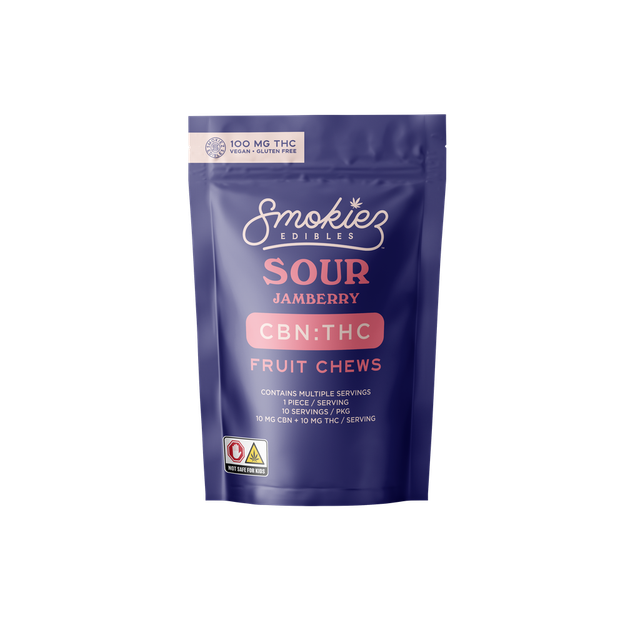 Sour Jamberry 1:1 CBN:THC Smokiez Sour Jamberry 1:1 CBN:THC Smokiez
