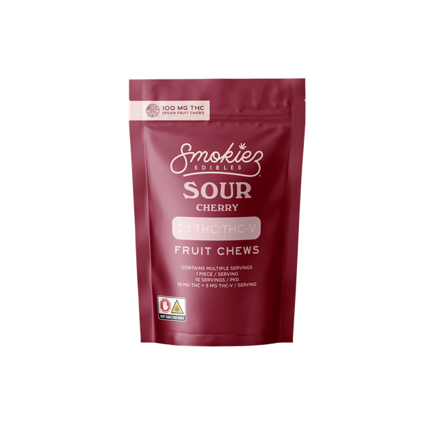 Sour Cherry THCV:THC 2:1 Smokiez Sour Cherry THCV:THC 2:1 Smokiez